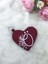 Snowing Monogram Heart Kartanesi Nakışlı Mini Kalp Cüzdan 3