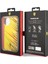 iPhone 14 Kılıf Ferrari Orjinal Lisanslı Baskı Logolu Çimen Desenli Kapak Sarı 5