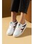 Bağcıklı Air Taban Kadın Sneakers 001-1002-25SIYAH 2