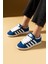 Kalın Bağcıklı Şerit Detaylı Rahat Taban Kadın Sneakers 001-3458-25BEYAZ 1