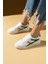 Bağcıklı Air Taban Kadın Sneakers 001-1002-25YEŞIL 1