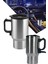 Araç Içi Su Isıtıcı 12V Kahve Makinası Kupa Tip Mug Termos 1