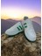 Beyaz-Yeşil Iki Bant Unisex Günlük Sneaker Spor Ayakkabı 1