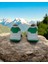 Beyaz-Yeşil Iki Bant Unisex Günlük Sneaker Spor Ayakkabı 5