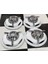 Ford Transit Tek Teker-Jumbo 16'' Inç Beyaz Jant Kapağı 4 Adet 3 Kollu Fırfır 4