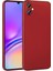Samsung Galaxy A05 Kılıf Kamera Korumalı Mat Premium Silikon-Kırmızı 1