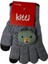 Spteks Kitti 3-6 Yaş Erkek Çocuk Anaokulu Ayıcık Figürlü Kışlık Örme Eldiven 1