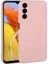 Samsung Galaxy M14 Kılıf Kamera Korumalı Mat Premium Silikon-Rose 1