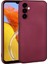 Samsung Galaxy M14 Kılıf Kamera Korumalı Mat Premium Silikon-Mürdüm 1