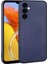 Samsung Galaxy M14 Kılıf Kamera Korumalı Mat Premium Silikon-Lacivert 1