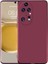 Huawei P50 Pro Kılıf Kamera Korumalı Mat Premium Silikon-Mürdüm 1