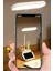 LED Masa Lambası Şarjlı Kalemlikli Telefon Tutuculu Çoklu Güçlü Masa Lambası 1