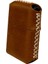 Handmade El Yapımı Hakiki Deri Zippo Modeli Çakmak Açık Kahverengi 4
