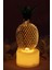Şirin Gece Lambası Minik Gold Ananas Dekoratif LED Lamba 12LI 2