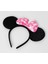 Pembe Fiyonklu Minnie Mouse Tacı Mini Kulak 4