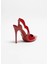 Arcturus – Kırmızı Rugan Stiletto Deri Astarlı Arkası Açık Love Topuklu Ayakkabı 3