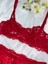 Kırmızı Dantelli Sütyen Takımı Bralet Takım (Sütyen&tanga) 2
