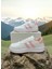 Beyaz-Pudra Iki Bant Unisex Günlük Sneaker Spor Ayakkabı 2