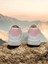 Beyaz-Pudra Iki Bant Unisex Günlük Sneaker Spor Ayakkabı 5