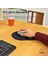 Bilek Destekli Mousepad - Kaymaz Mouse Ped - Fare Pedi - Oval Mouse Altlığı - Oval Mousepad - Mor Mouseped 6