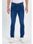 Erkek Taşlamalı Klasik Jeans 1