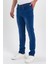 Erkek Fermuarlı Taşlı Slim Fit Jeans 2