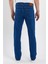 Erkek Fermuarlı Klasik Düz Jeans 4