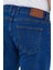 Erkek Fermuarlı Klasik Düz Jeans 5