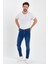 Erkek Düğmeli Taşlı Tırnaklı Skinny Jeans 3