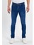 Erkek Taşlı Tırnaklı Klasik Jeans 1