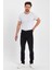 Erkek Fermuarlı Taşlı Slim Fit Jeans 4