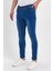 Erkek Fermuarlı Düğmeli Taşlı Skinny Jeans 2
