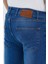 Erkek Fermuarlı Düğmeli Taşlı Skinny Jeans 5