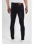 Erkek Fermuarlı Düğmeli Taşlı Skinny Jeans 4