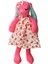 Ithal Kumaş Uzun Kulaklı Renkli Kıyafetli Sevimli Tavşan Peluş Oyuncak Uyku & Oyun Arkadaşı 30 cm. 2