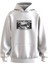 Oversize 'clear Vısıon' Baskılı Kapüşonlu Hoodie Sweatshirt 1