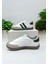 Kadın Erkek Unisex Beyaz-Siyah Sneaker Rahat Taban Spor Ayakkabı - Smb 1