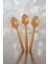 Plastik Kaşık Gold 100 Adet 1