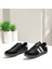 Kadın Erkek Unisex Siyah-Beyaz Sneaker Rahat Taban Spor Ayakkabı - Smb 2