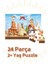4 'lü Puzzle Set - 24,60,80 ve 96 Parça Puzzle 2+Yaş 5