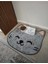 Kedi Tuvalet Önü Paspası, Kedi Mama Önü Paspası, Kedi Desenli Paspas, 50x60 cm CAT01PS 4