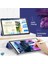 Samsung Galaxy Tab A7 T500 Kılıf Slim Fit Akıllı Kılıf Translucent Back Smart Cover 4