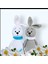 Amigurumi Sevimli Şapşik Tavşan Kardeşler 2 Adet 1