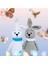 Amigurumi Sevimli Şapşik Tavşan Kardeşler 2 Adet 3