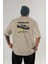 Batman x Ferrarı Arka Baskılı Oversize T-Shirt Erkek Kadın Unisex Pamuk Bisiklet Yaka Tişort 1