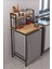 Mini Buzdolabı Üstü Düzenleyici Fırın Üstü Raf Buzdolabı Organizer Raflı Çamaşır Makinası Organizer 1