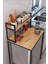 Mini Buzdolabı Üstü Düzenleyici Fırın Üstü Raf Buzdolabı Organizer Raflı Çamaşır Makinası Organizer 4