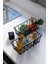 2'li Dikdörtgen Lüks Sepet Mutfak Düzenleyici Banyo Organizer Tel Sepet metal organizer meyve sepeti 3