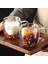 Pablıto 2 Adet Çift Cidarlı Çiçekli Bardak 250ML 2