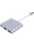 CF01 Macbook Uyumlu 4K Full Hd 1080P Type C To 3 Portlu HDMI - USB 3.0 - Pd Çevirici Hub Adaptör 1